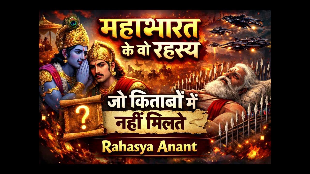 महाभारत के वो रहस्य जो किताबों में नहीं मिलते 🚩 | Unknown Secrets of Mahabharata  | Rahasya Anant