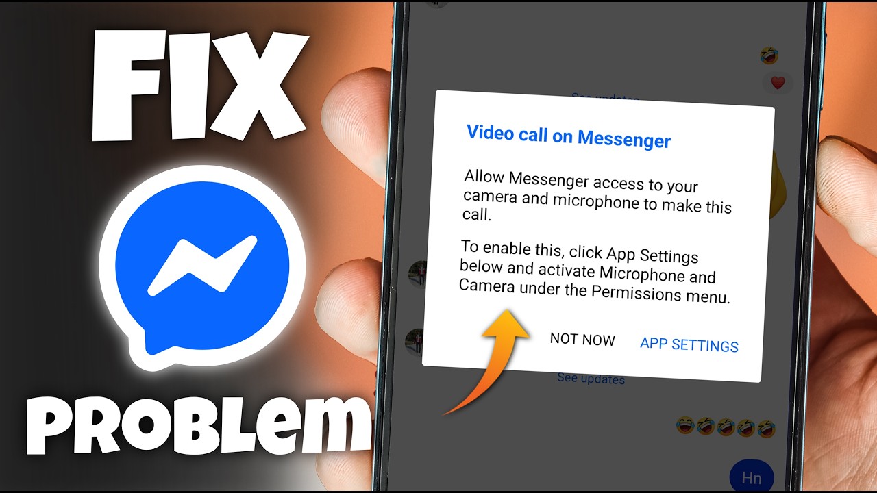 Messenger Video Call Problem  Allow Messenger Access to Your Camera and Microphone to Make This Call