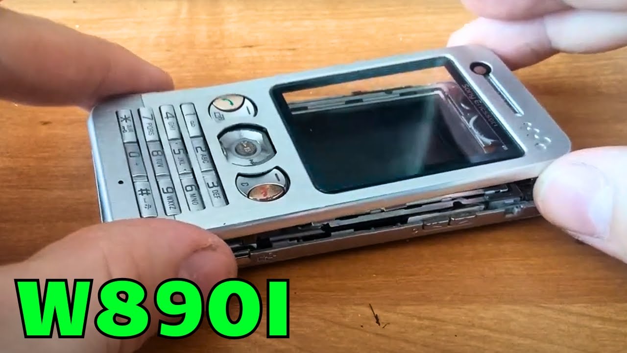 Разборка и ремонт Sony Ericsson w890i.