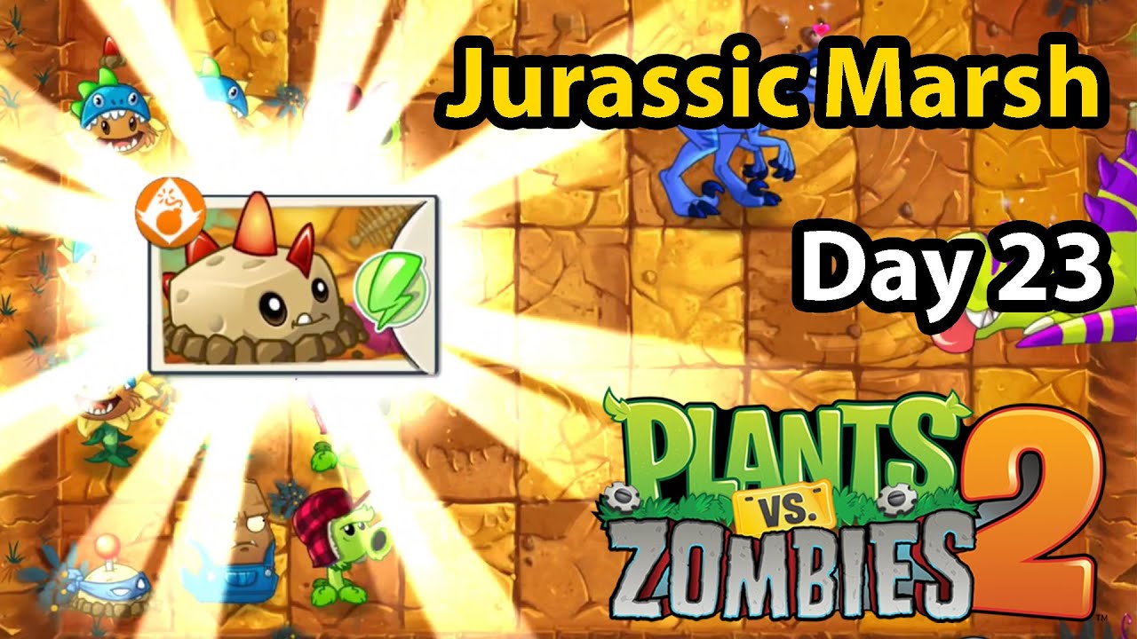Plants vs. Zombies 2 | Jurassic Marsh Day 23
