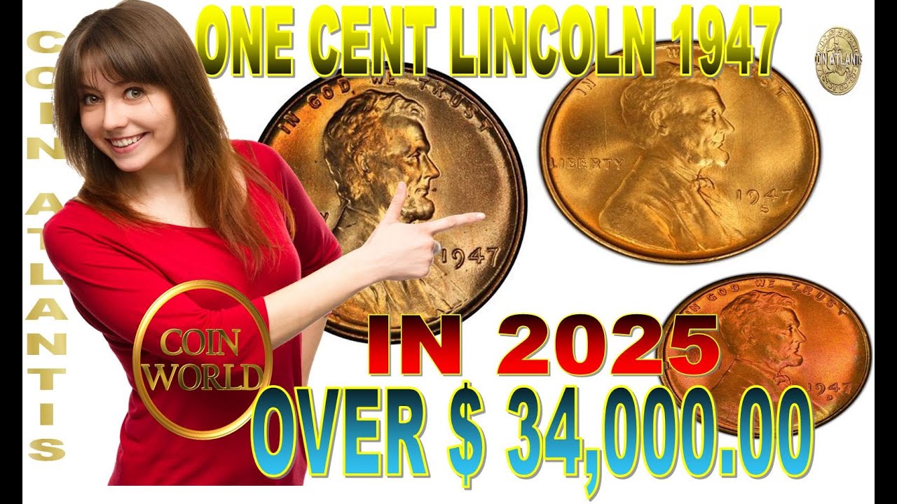 1947 Wheat Penny Value. OVER $34,000.00