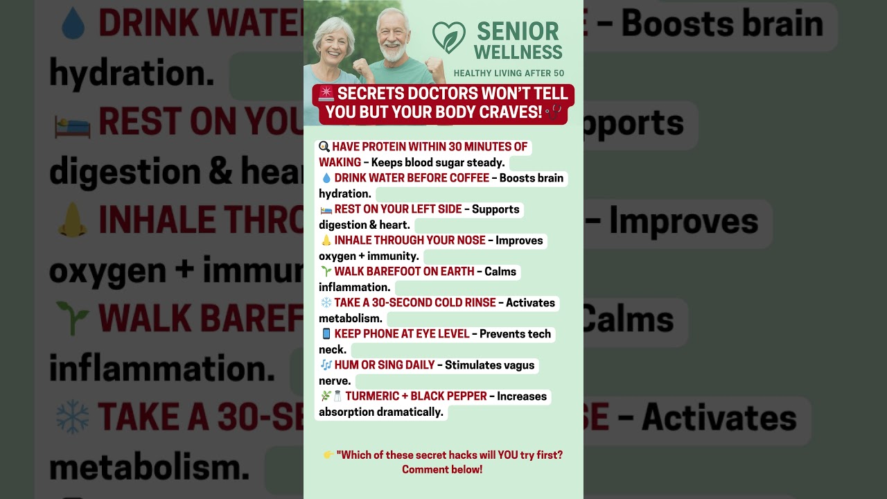 SECRETS DOCTORS WON&rsquo;T TELL #health #nutrition #vitamins #minerals #healthyfoods #food #seniorwellnes