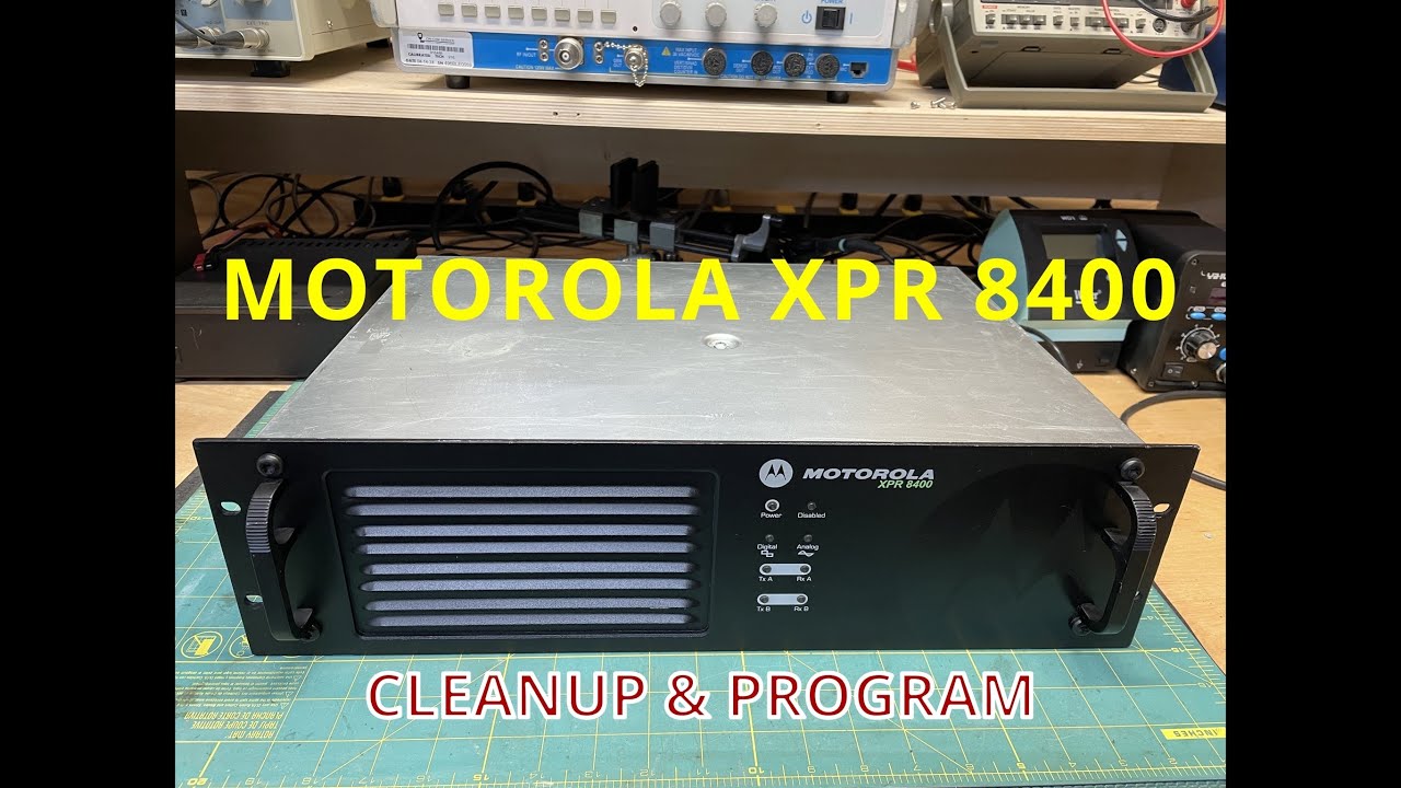 Motorola XPR 8400 Repeater In The Shop | Lets Put It To Work