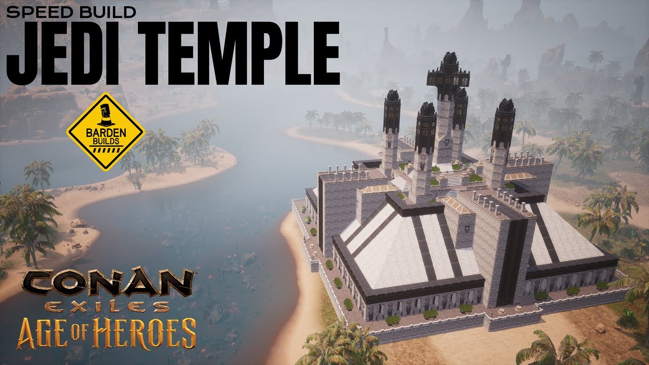 Conan Exiles: Jedi Temple (Speed Build/ No Mods)
