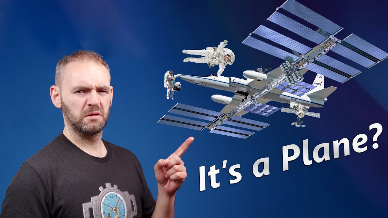 Flat Earthers claim the ISS is really a plane ...