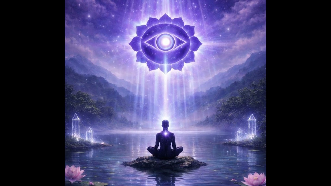 Third Eye Chakra Activation 💙 Deep Meditation Music • Ajna Chakra Healing • Intuition Awakening
