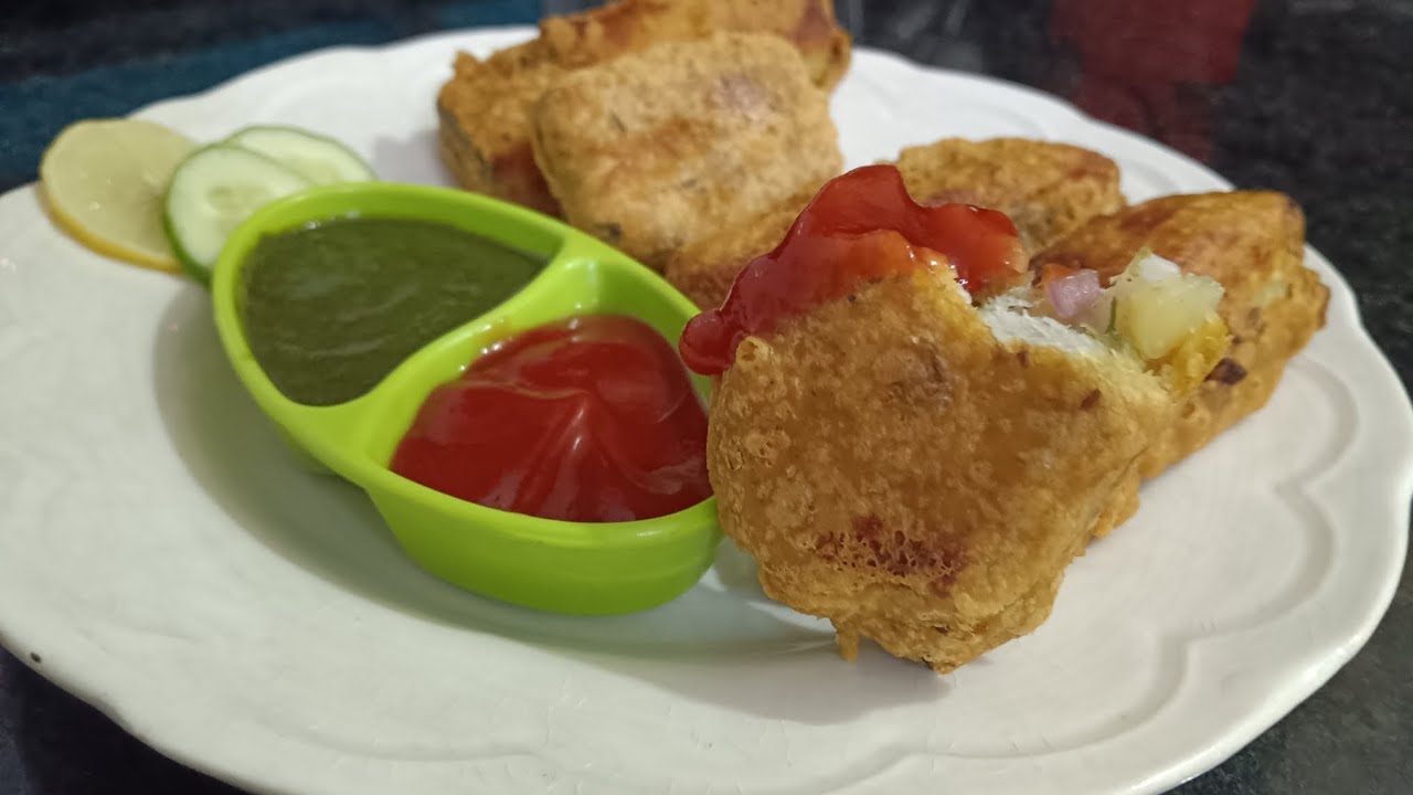 Bread 🍞 pakoda 😋 recipe #ramdan special...