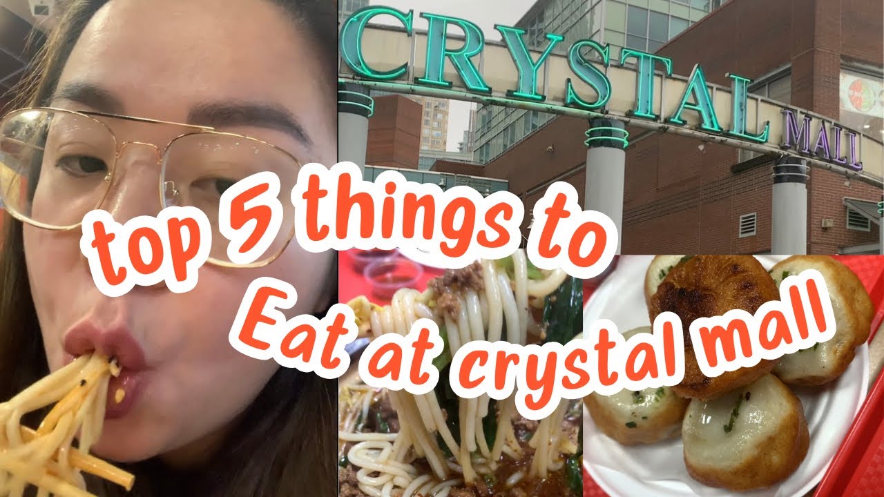 Pan fried pork buns, Szechuan noodles, Chinese dessert 🍜🤤 (5 things to eat at crystal mall)