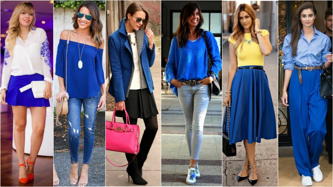 HERMOSAS COMBINACIONES EN COLOR AZUL REY PARA TODA OCASI&Oacute;N 💙😎