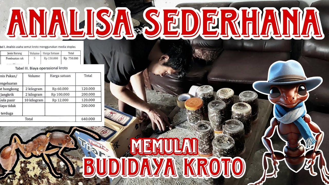 Analisa Usaha Penangkaran Semut Rangrang | Analysis of The Weaver Ant Breeding Business