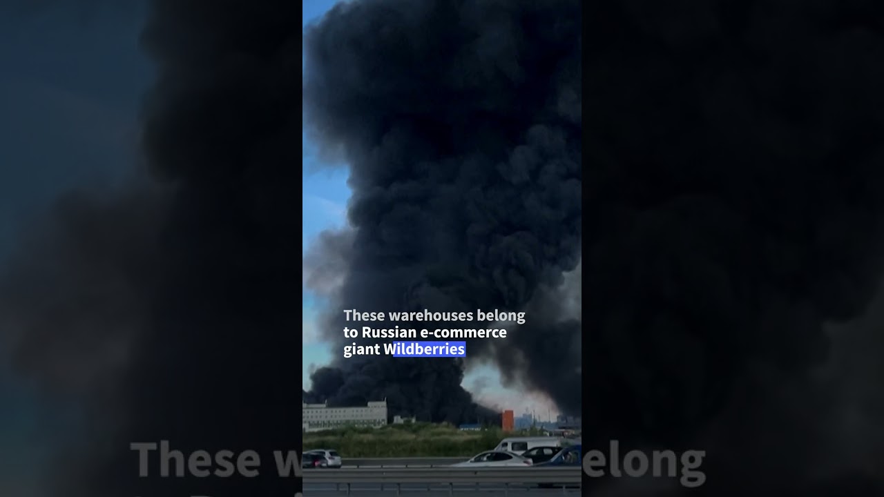 Ukrainian drones hit Russian e-commerce giant warehouses | AFP