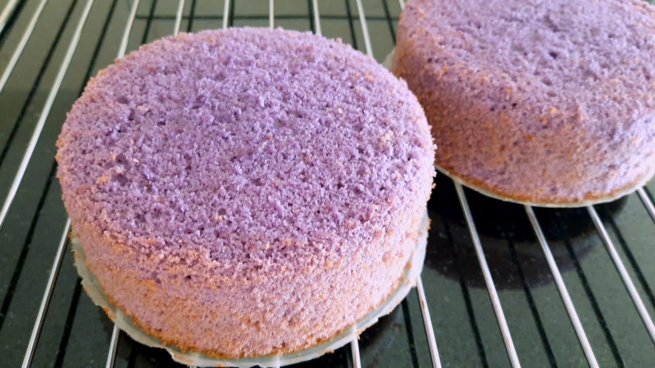 UBE SPONGE CAKE // How To Make Sponge Cake// Easy Sponge Cake Recipe