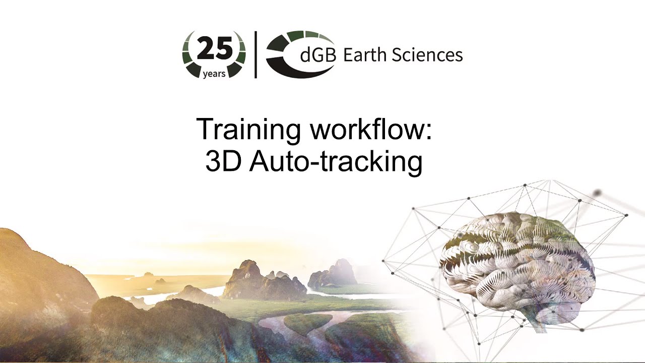 Training workflow: General Interpretation - 3D Auto-tracking