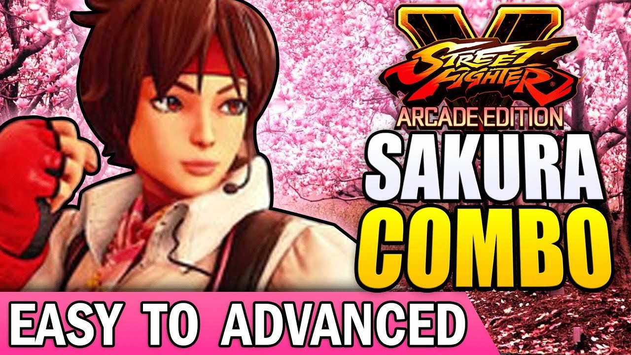 SFV - SAKURA Combo Guide - Easy to Advanced!