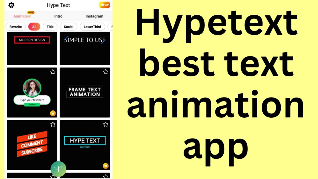 How to use hype text | text animation video kaise banaye | best text animation app