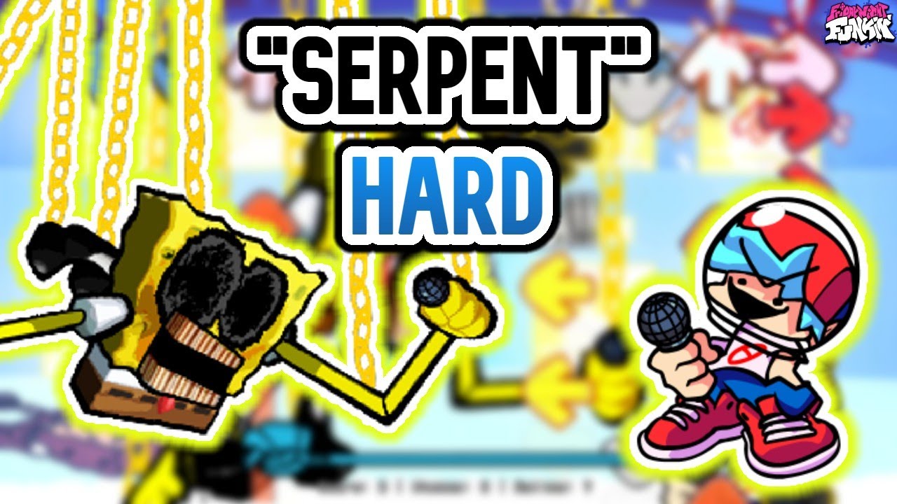 Serpent - Hard (Botplay) - [Vs. Spong Remastered] - FNF | (4K)