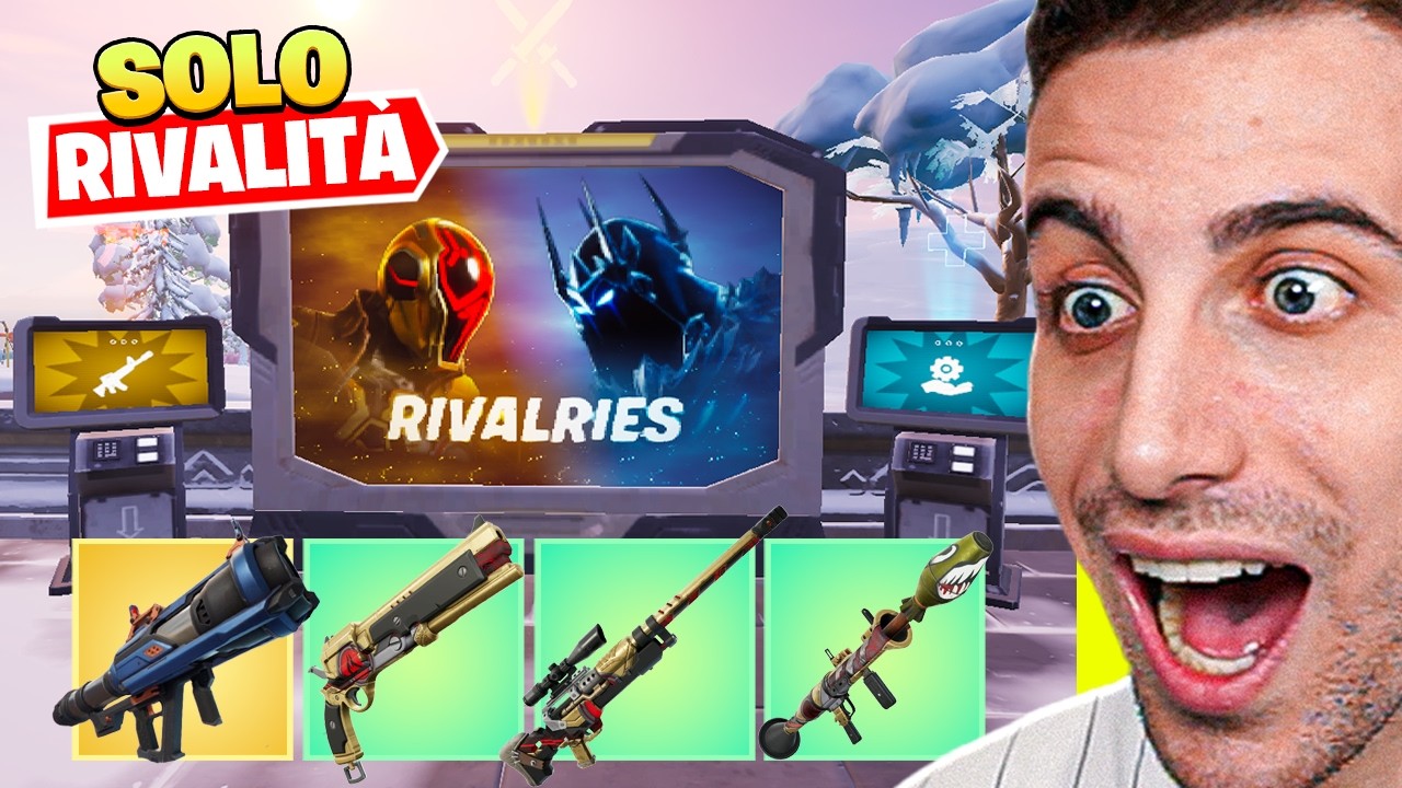SOLO Armi SPECIALI della RIVALIT&Agrave; Challenge! *DIFFICILE* Stagione 2 Capitolo 7 Fortnite ITA