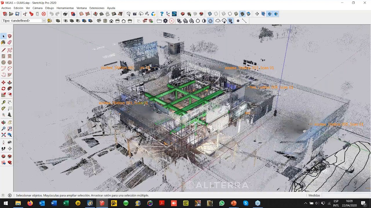Scan2BIM: De la Nube de Puntos al Modelo 3D