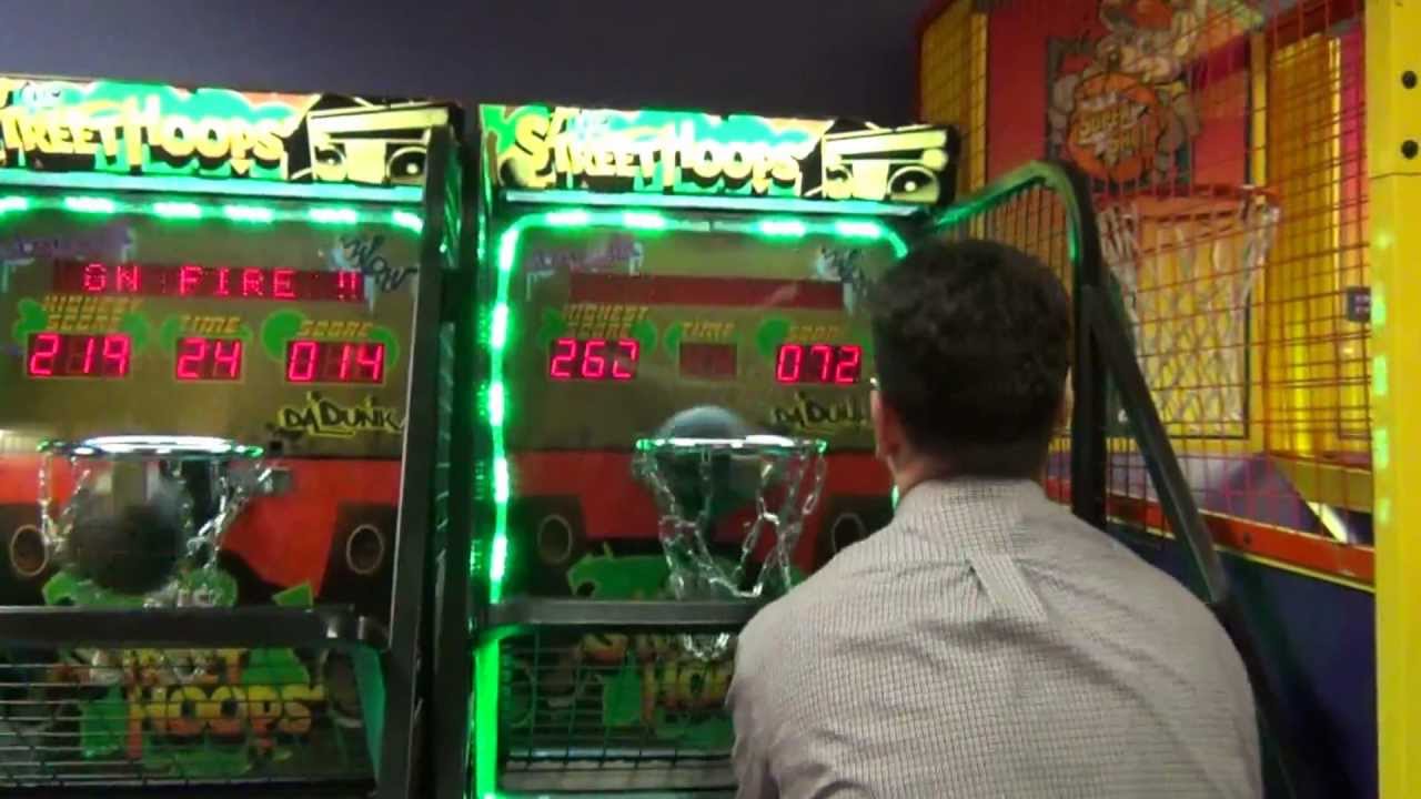 Chuck E Cheese Street Hoop (my brother)