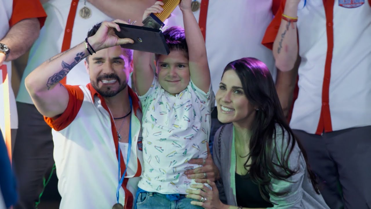 Nico se reencontró con Pedro y Elena y pasaron una tarde hermosa