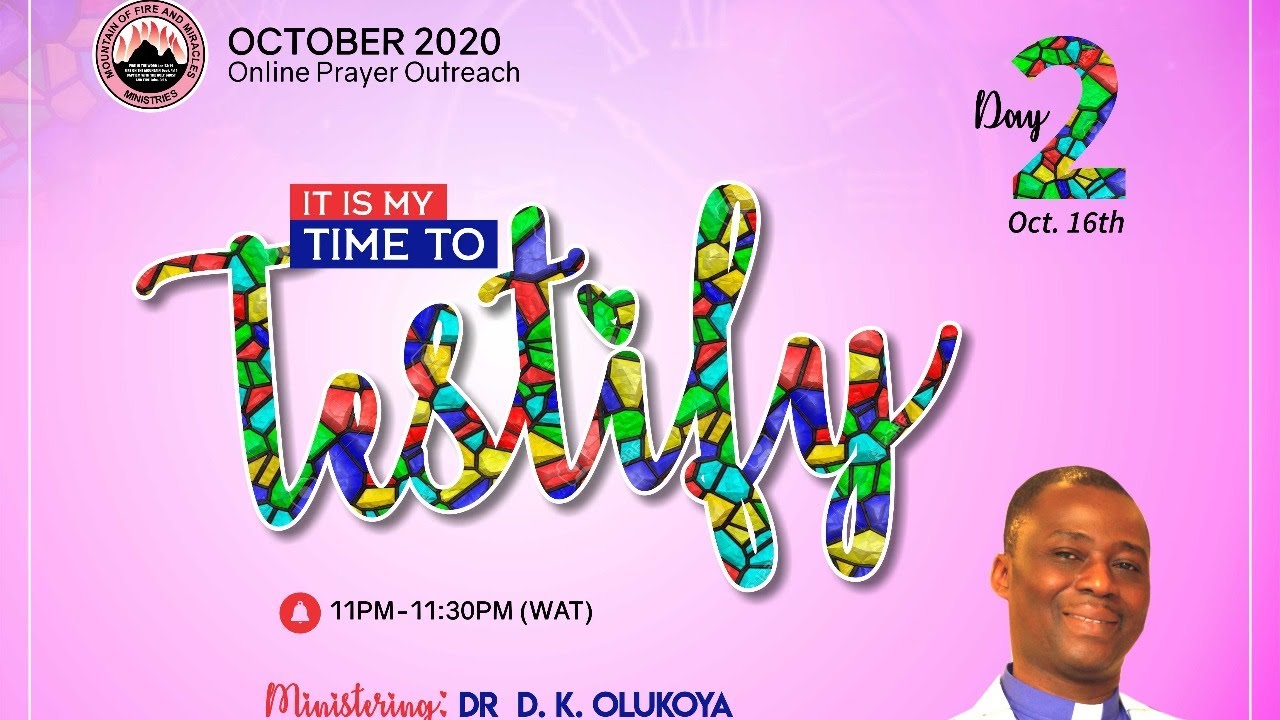 Mid-Month Prayer Rain - Day 2 October 16th 2020