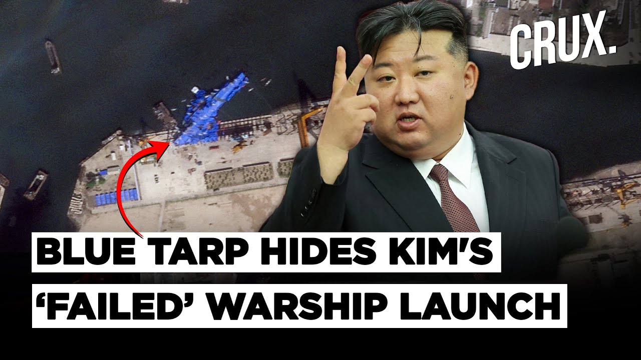 Kim Fumes, North Korea Probes Failed Warship Launch, Satellite Images Show Partially Sunken Frigate