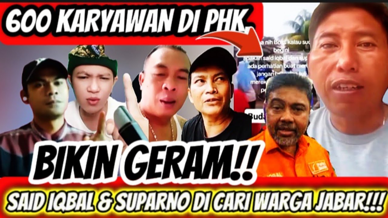 MELEDAK!!BUNTUT PHK Massal! Peran Suparno & Said Iqbal Dipertanyakan Publik