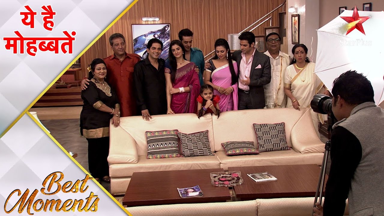 ये है मोहब्बतें | Happy moments at family photo shoot!