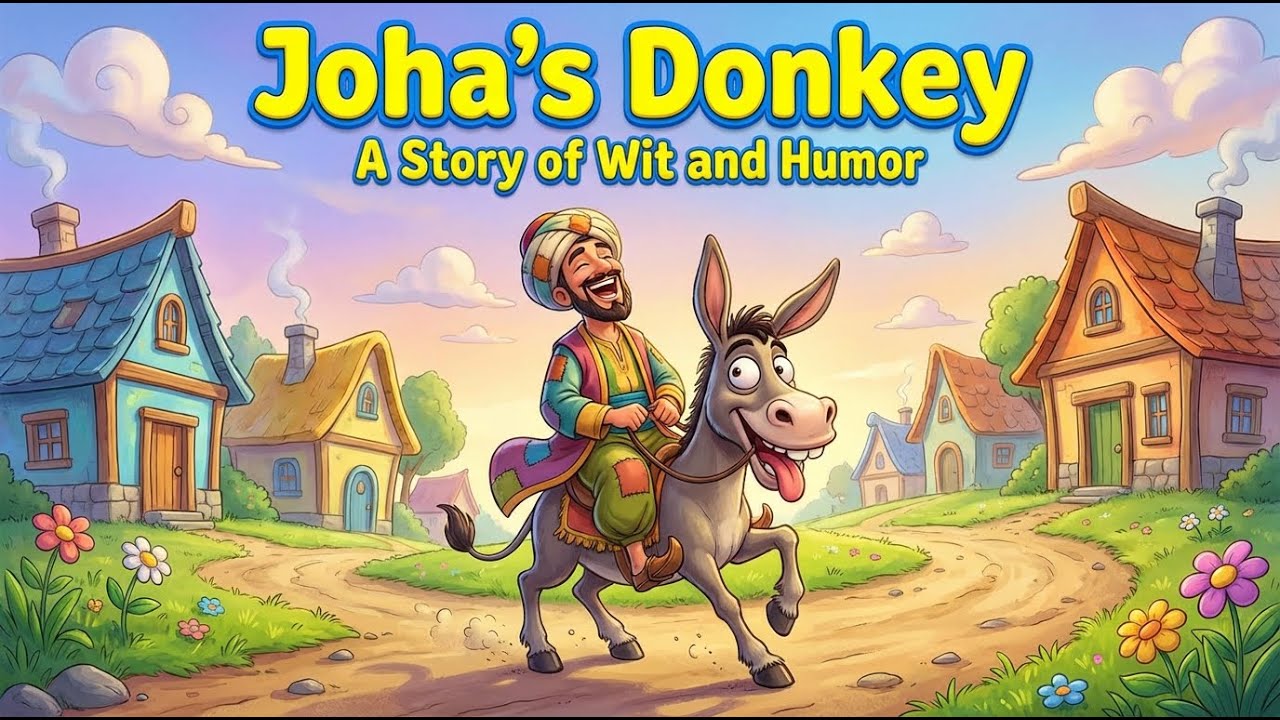 Joha’s Donkey: A Story of Wit and Humor: Moral Story in English Animated