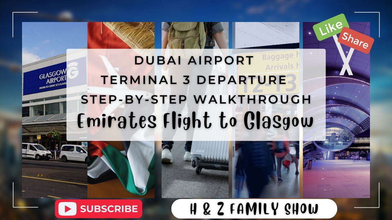 Dubai Airport Terminal 3 Departure - Step-by-Step Walkthrough -  [WATCH BEFORE YOU GO]
