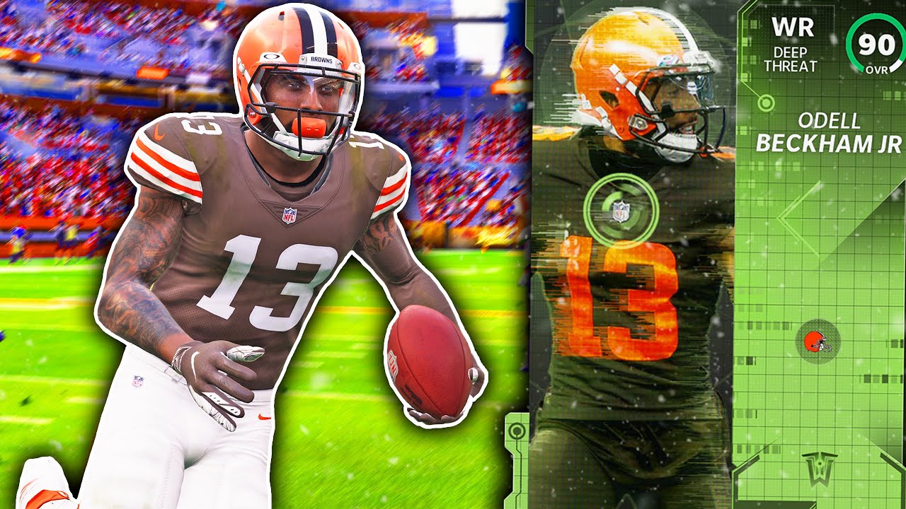 ODELL BECKHAM JR PLAYER OF THE WEEK (4 TDs) - Madden 21 Ultimate Team 