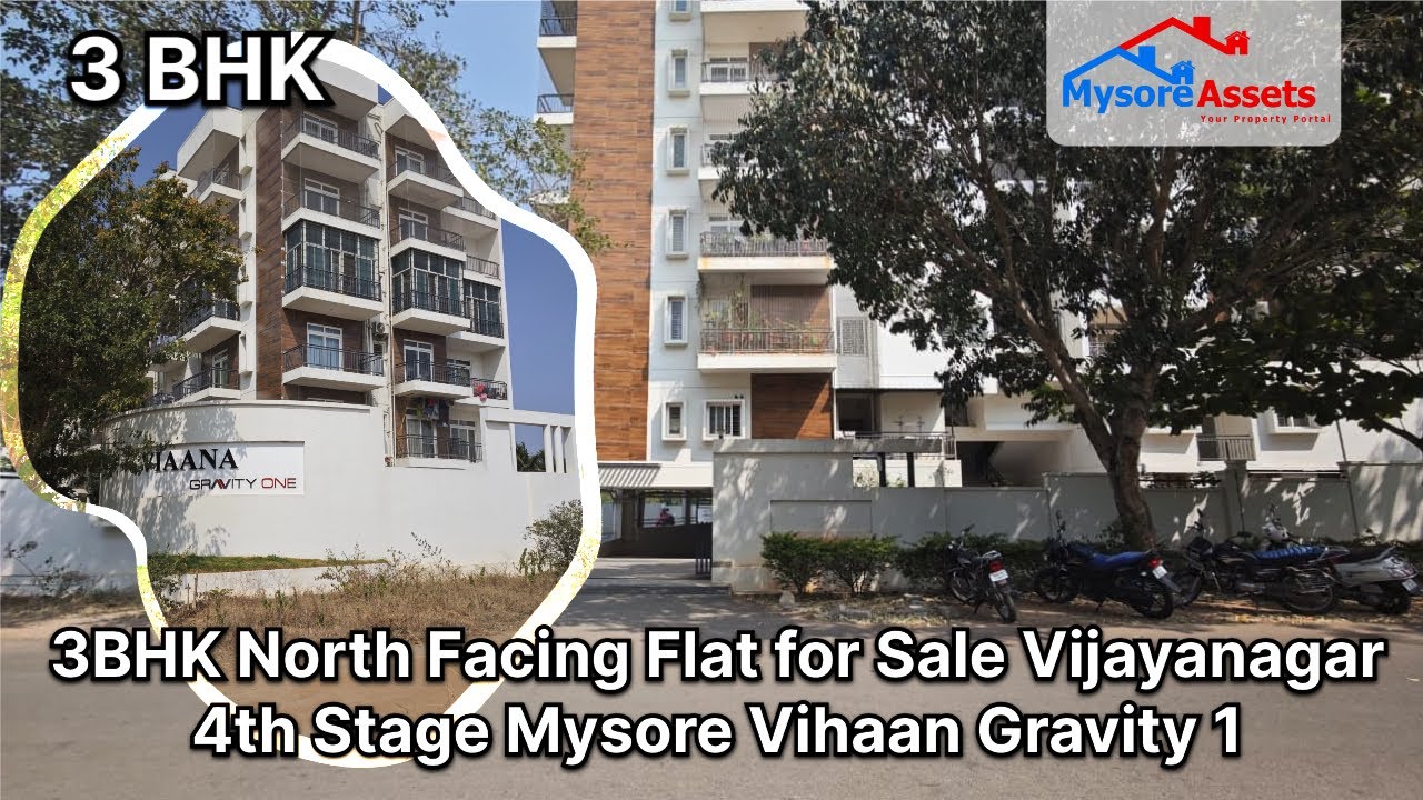 3BHK North Facing Flat for Sale Vijayanagar 4th Stage Mysore