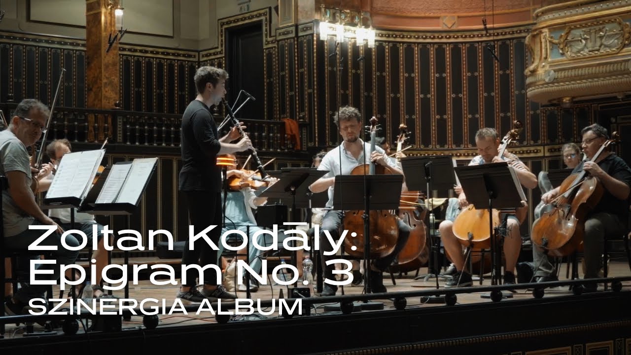Z. Kod&aacute;ly: Epigram No. 3 | Pablo Barrag&aacute;n, Istv&aacute;n Vardai & Liszt Chamber Orchestra | SZINERGIA Album