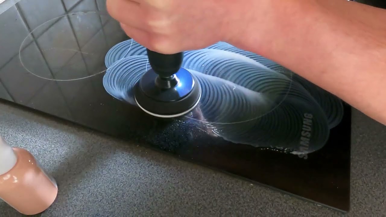 Glass polishing kit - How To restore and polish electric glass kitchen hob / cooktop