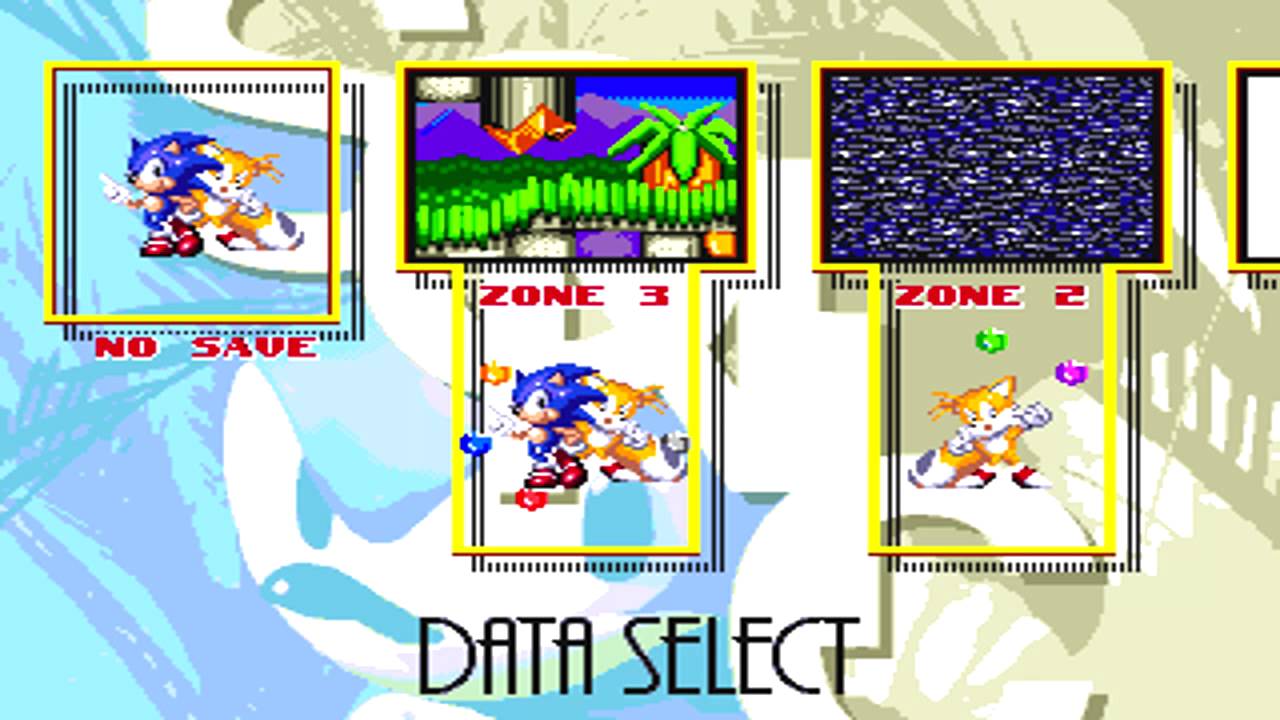 Sonic 3 - Data Select (Sonic 2 Remix) V2