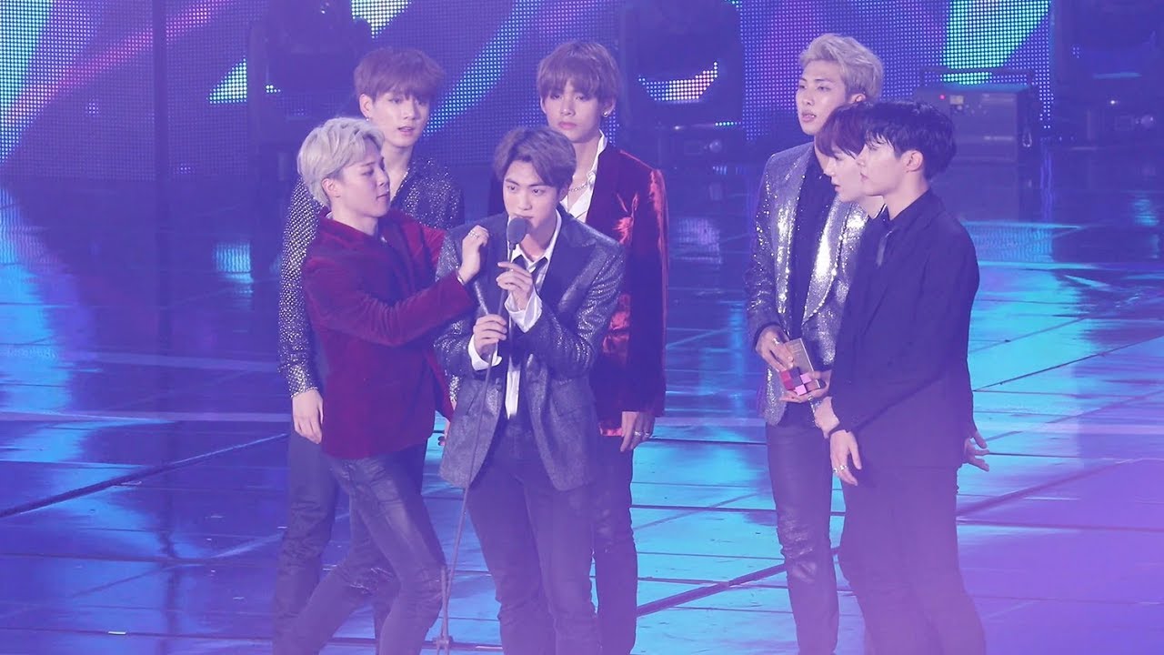 방탄소년단(BTS) 대상 (올해의 디지털앨범) 수상 소감 4K 직캠 by 비몽