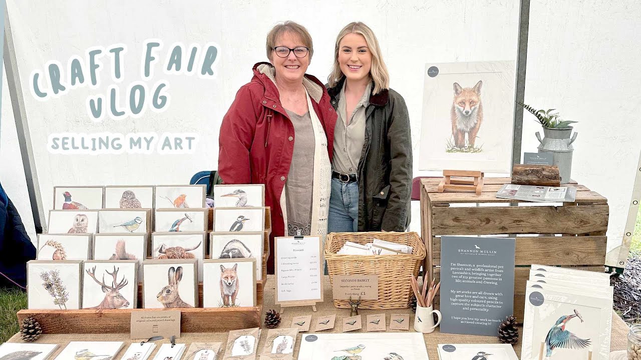 Country Craft Fair Vlog | Prepping & Printing My Own Greeting Cards, Prints & Gift Tags
