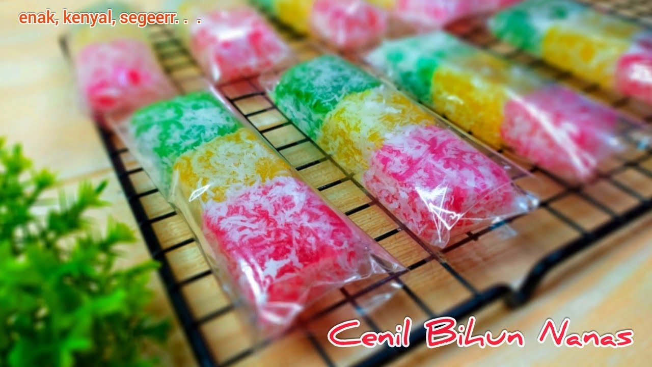 CENIL BIHUN NANAS|Ide Isian Snack Box yang Enak Legit Segeerrr|Tanpa Agar-agar tetap Kenyal