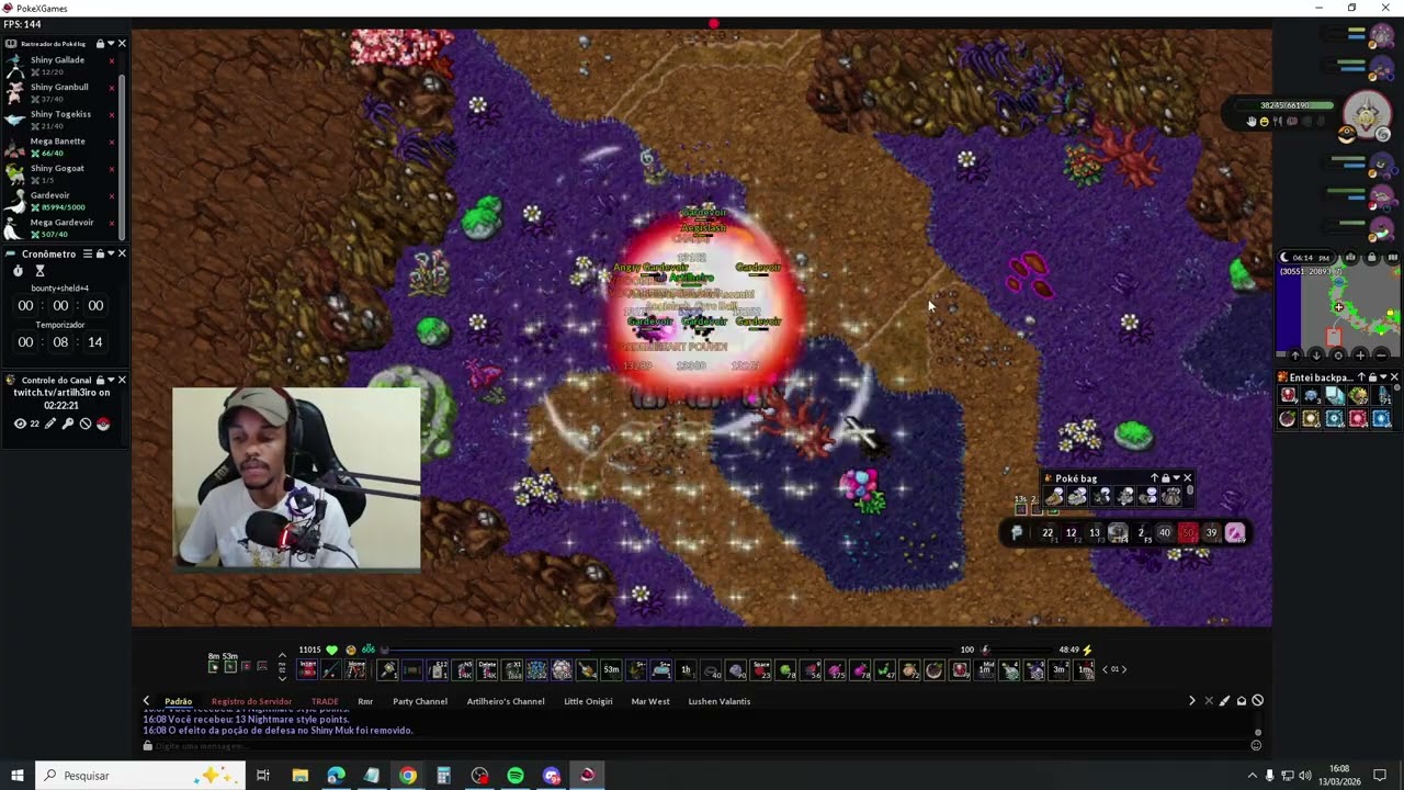 Novo meta de hunt disk 4 (OFFTANK TM) Rotação late game !! 460 a 480 mobs em 1 hora !!