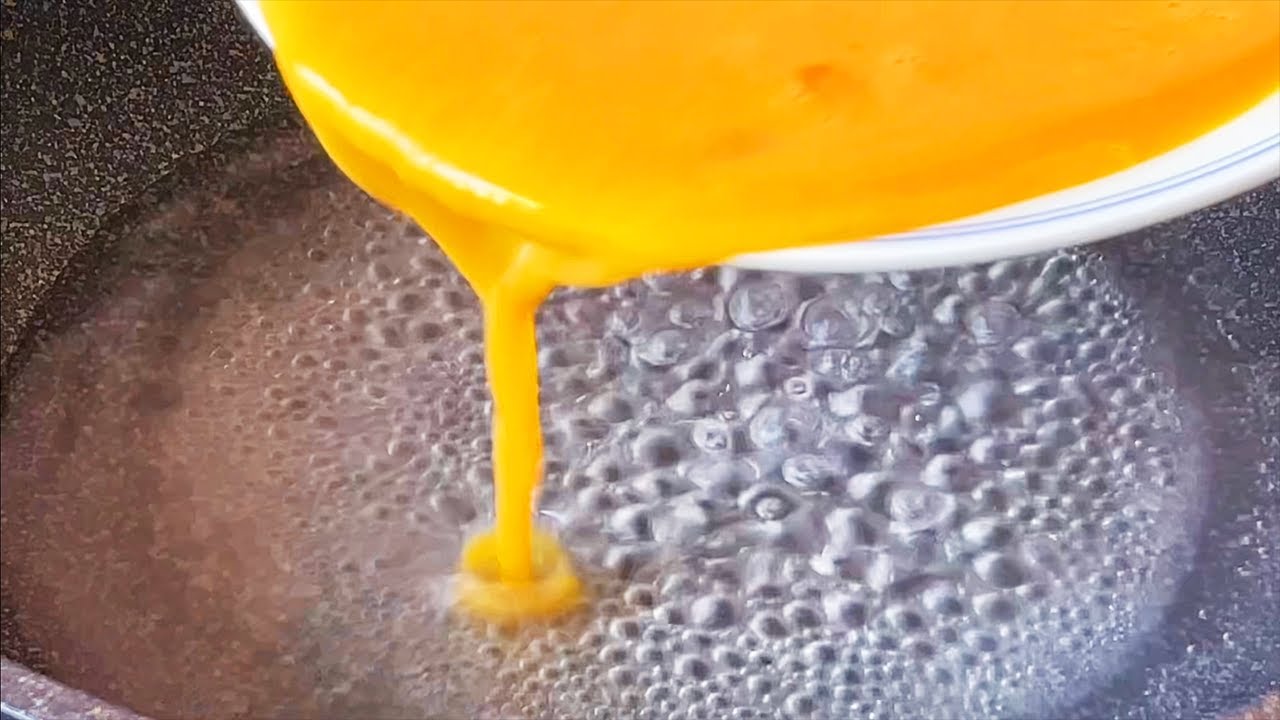 Вода также может омлет, без капли масла, легкий и свежий