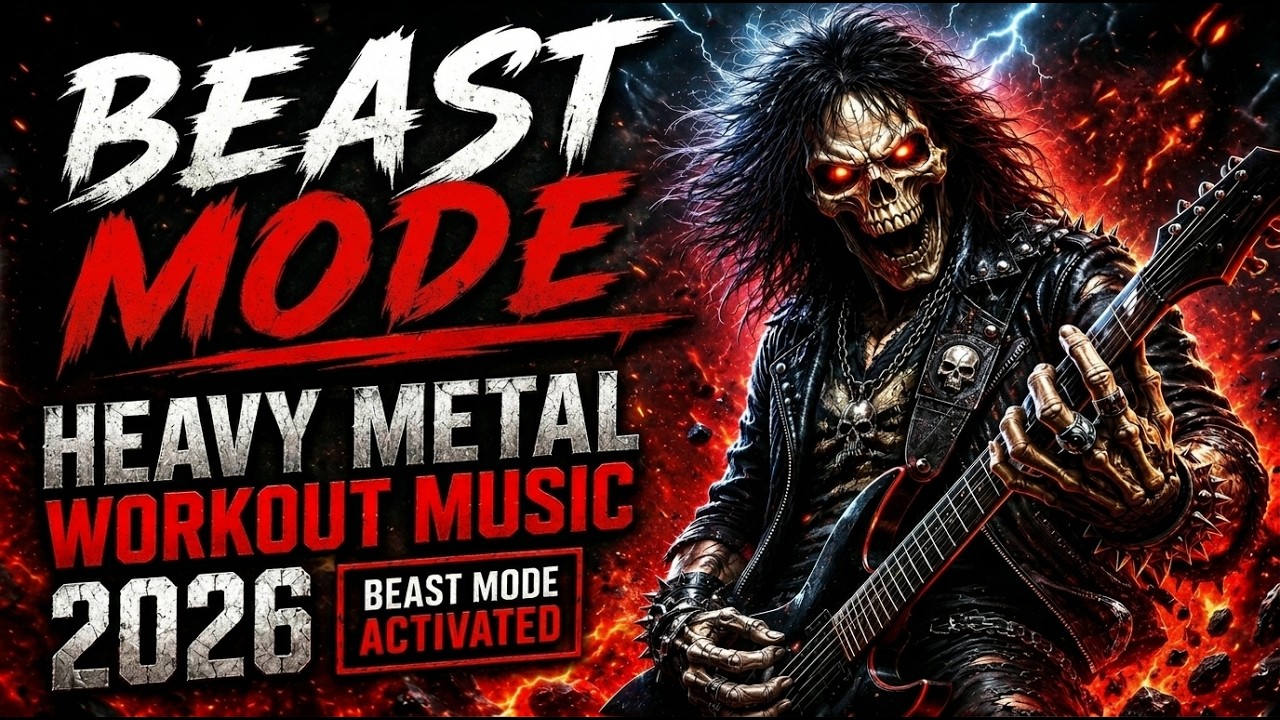 Hard Rock Gym Mix 2026 ⚡ Heavy Metal Workout Music for Extreme Training & Beast Mode Activated