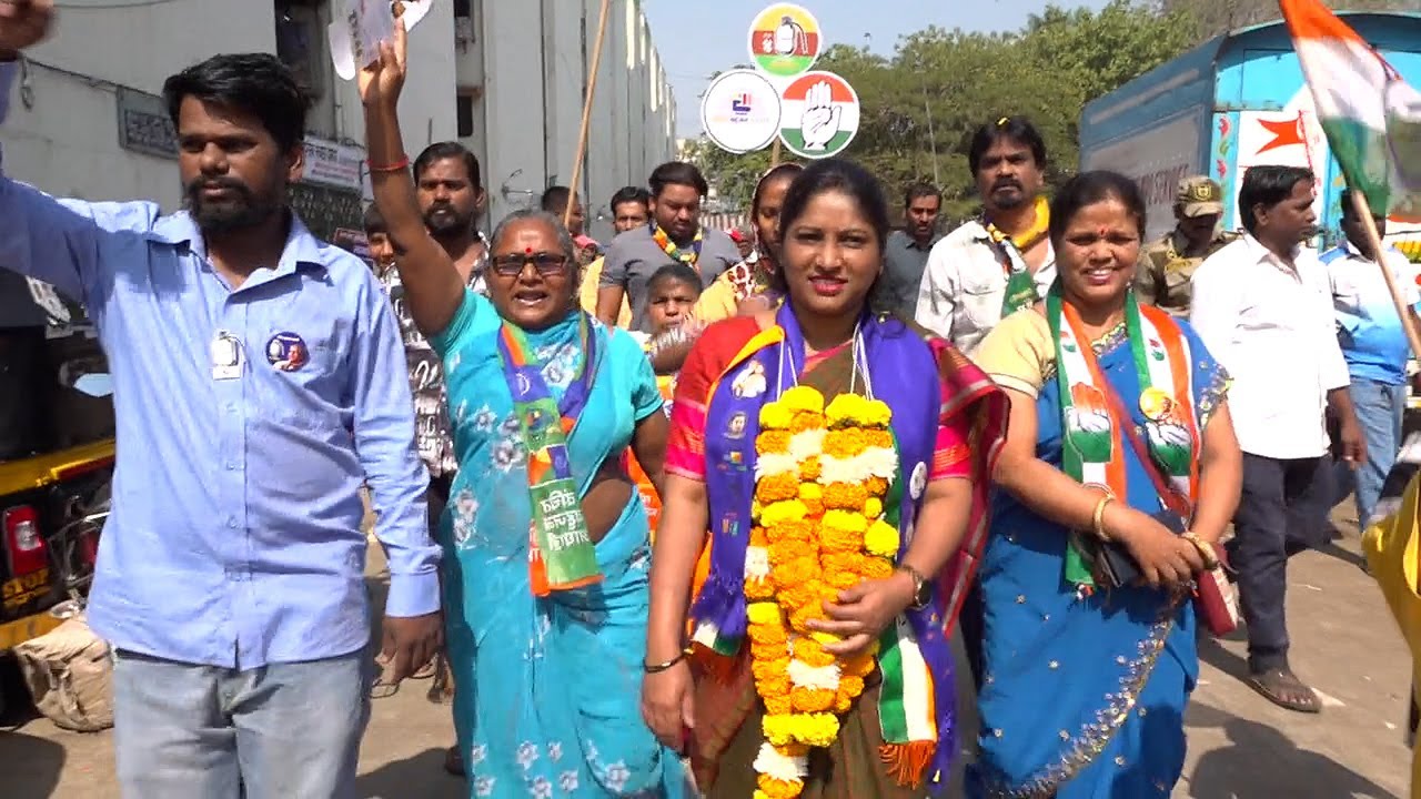 Vancit bahujan Aaghadi, की उमीदवार Jyoti Waghamare,Ward No,155 Mukunad Nagar CHEMBUR में जोरदार रैली
