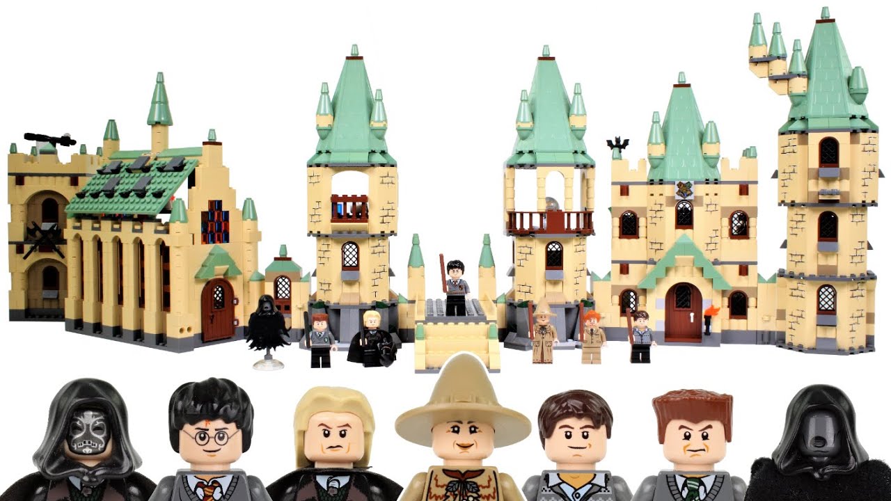 Обзор набора LEGO Harry Potter 4867 Hogwarts 2011 года, скоростная сборка и 4842 Mash Up!