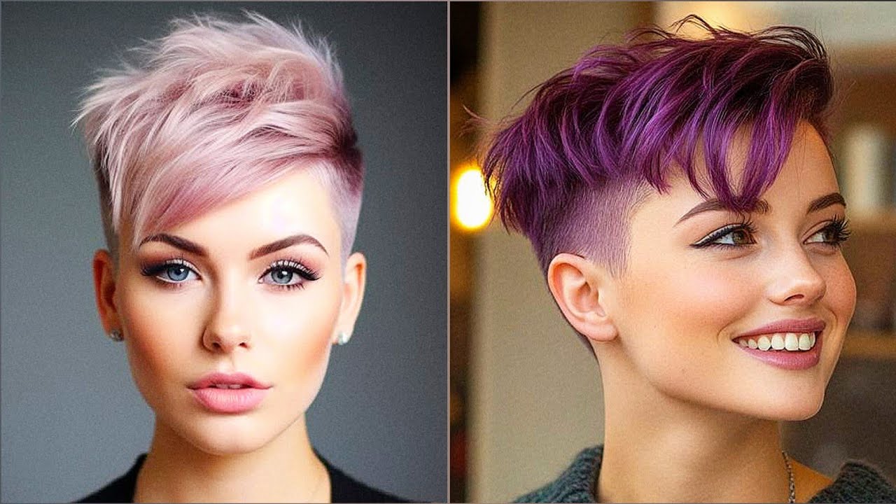 Undercut pixie Haircuts for women over 50 | Pinterest pixie hair cuts 2025 | Boy cut for girls