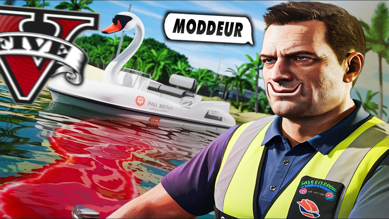 FAIRE SPAWN UN YACHT SUR UN STAFF ENDORMI 💀 (troll gta rp)