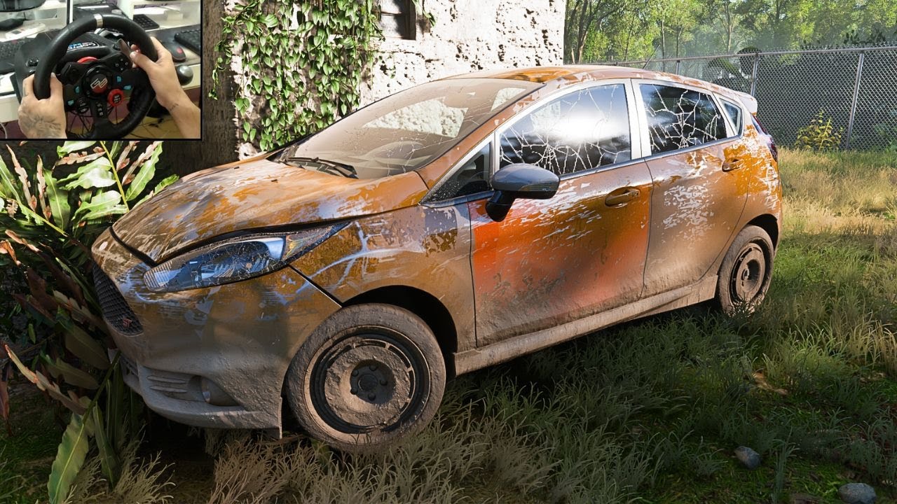 Reconstruí o NEW FIESTA Abandonado - Forza Horizon 5 - Volante G29