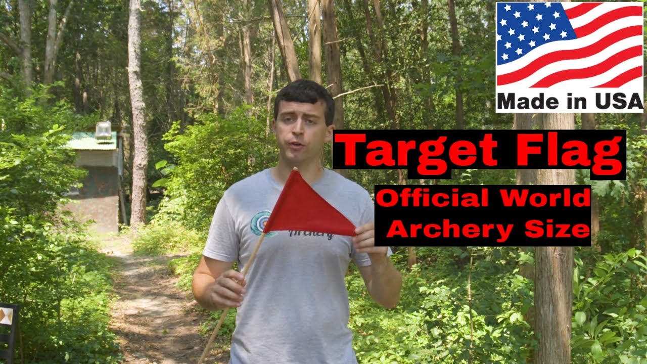 Official World Archery Sized Target Flag From Shore Shot Archery