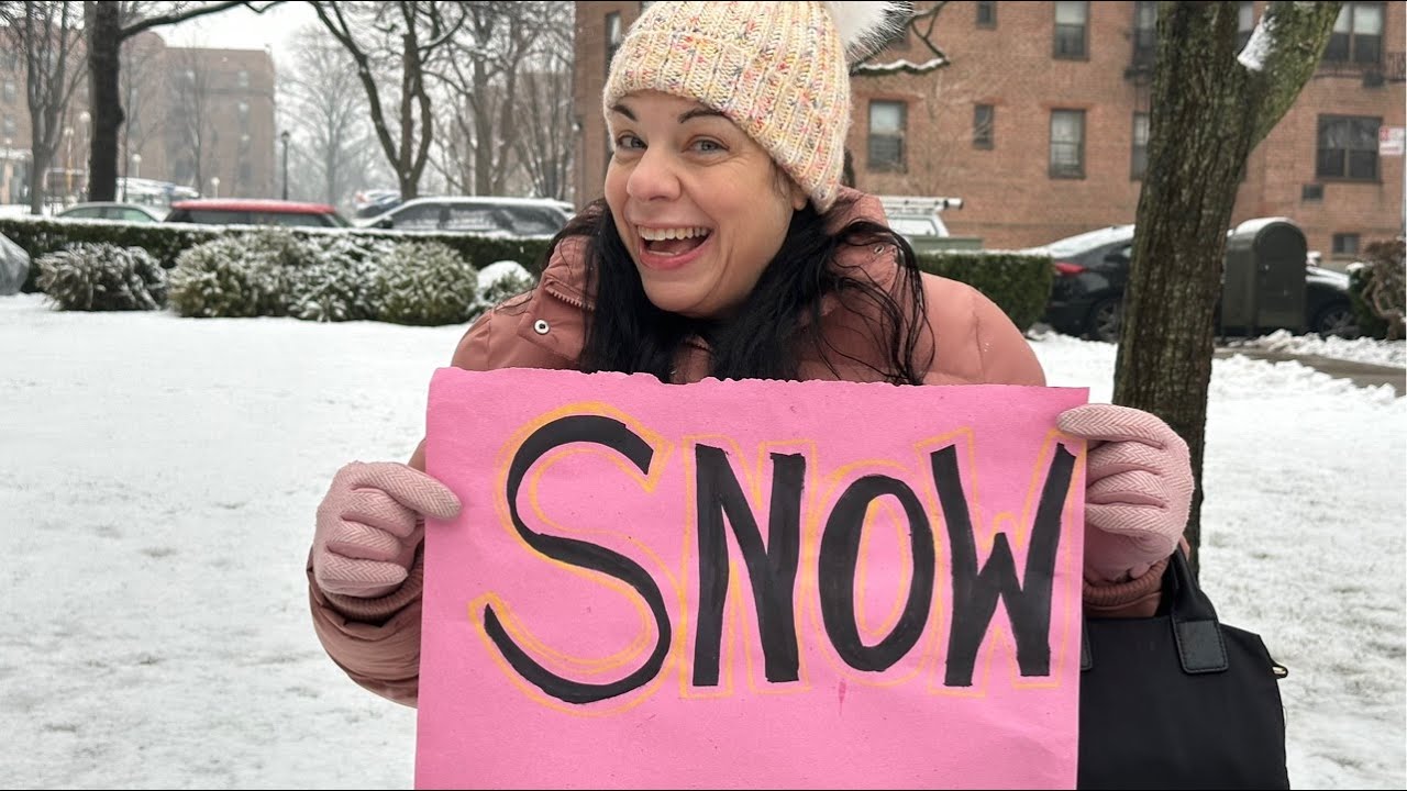 NYC LIVE: Sunday Snow Day! #snow #chinesefood #dance #futbol #mets 