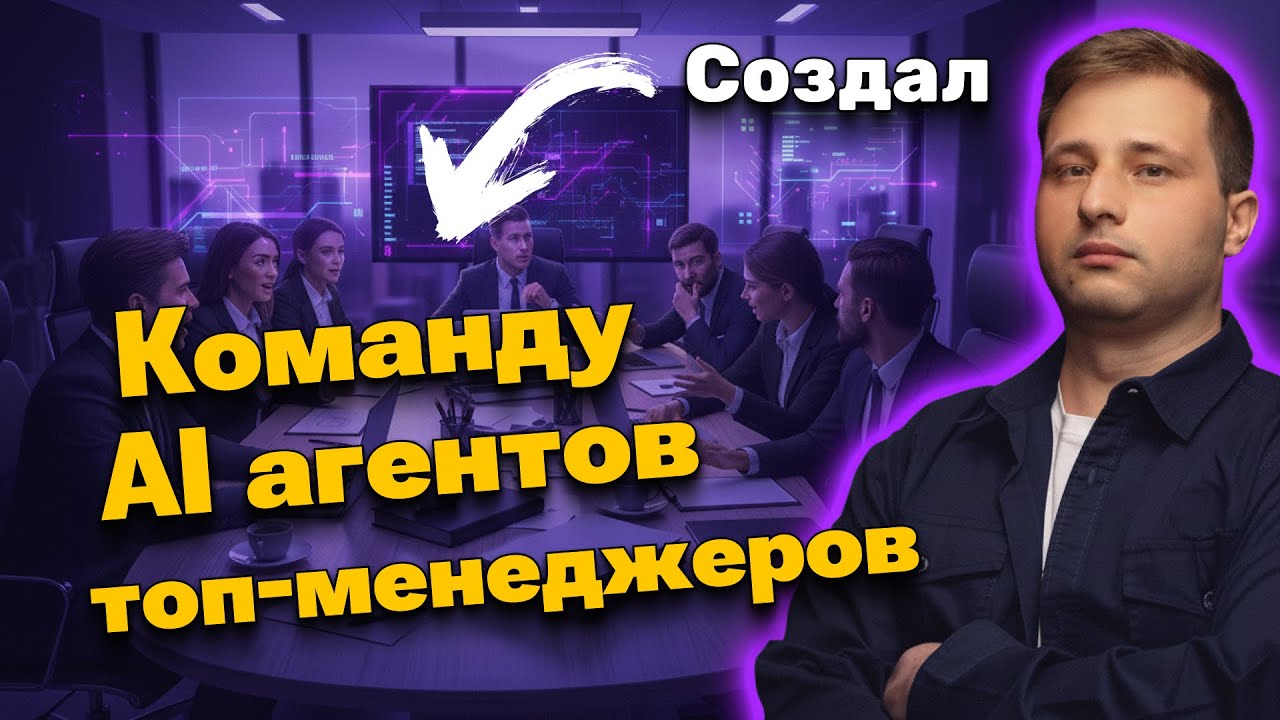 Собрал команду AI-директоров на совещание. Создание AI агентов на CrewAI | Михаил Омельченко