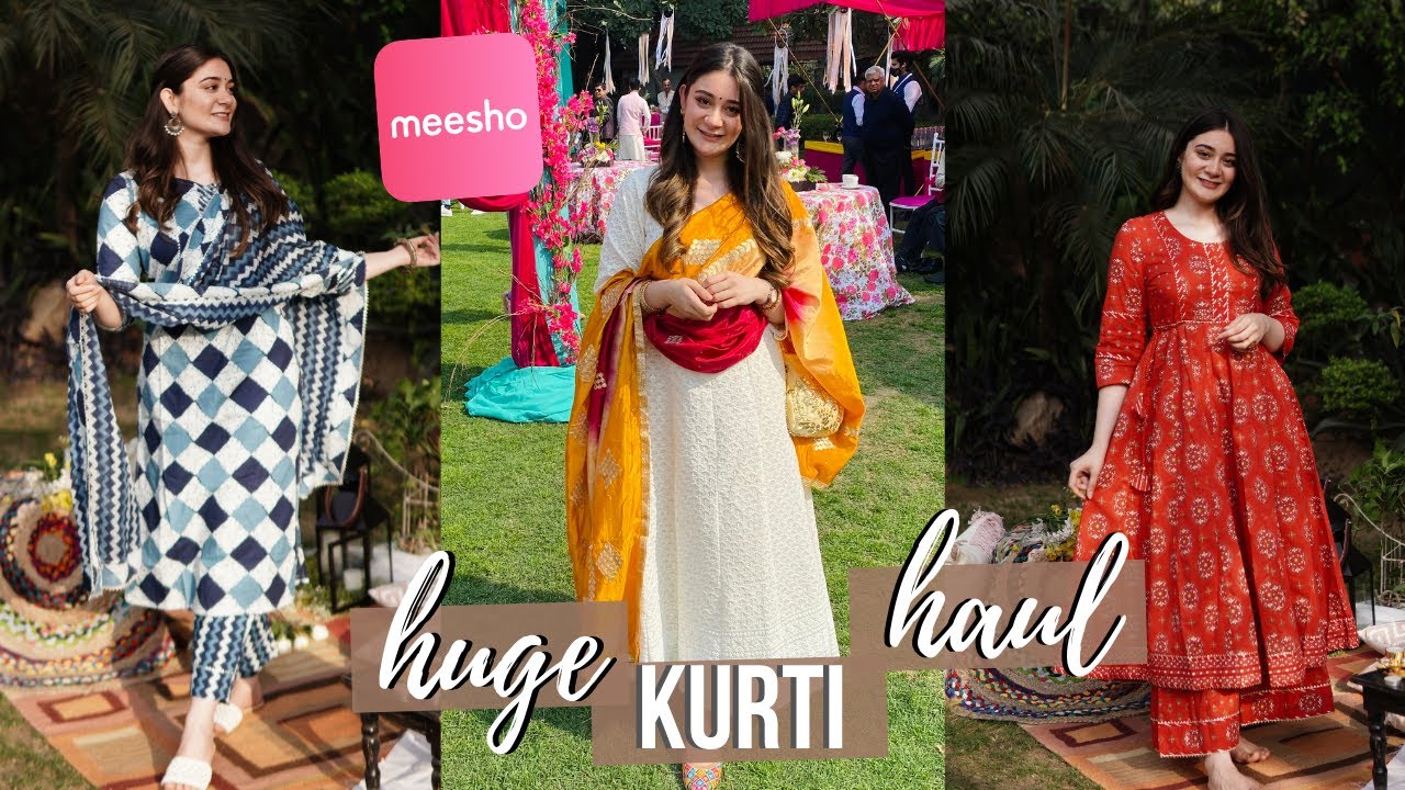 *HUGE MEESHO HAUL* | Meesho Kurti Haul | Meesho Kurta Sets | Sana Grover
